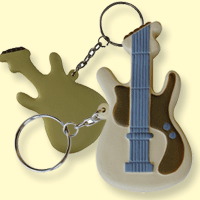 Stress Guitar Keyring Toy